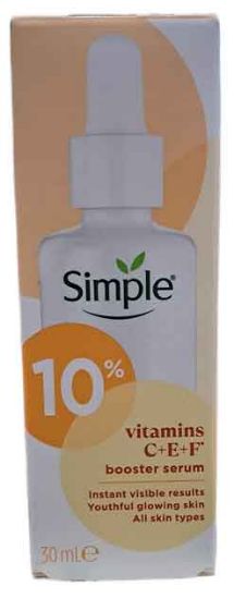 সিম্পল ভিটামিন সি+ই+এফ বুস্টার সিরাম – যৌবনদীপ্ত উজ্জ্বল ত্বক এর ছবি